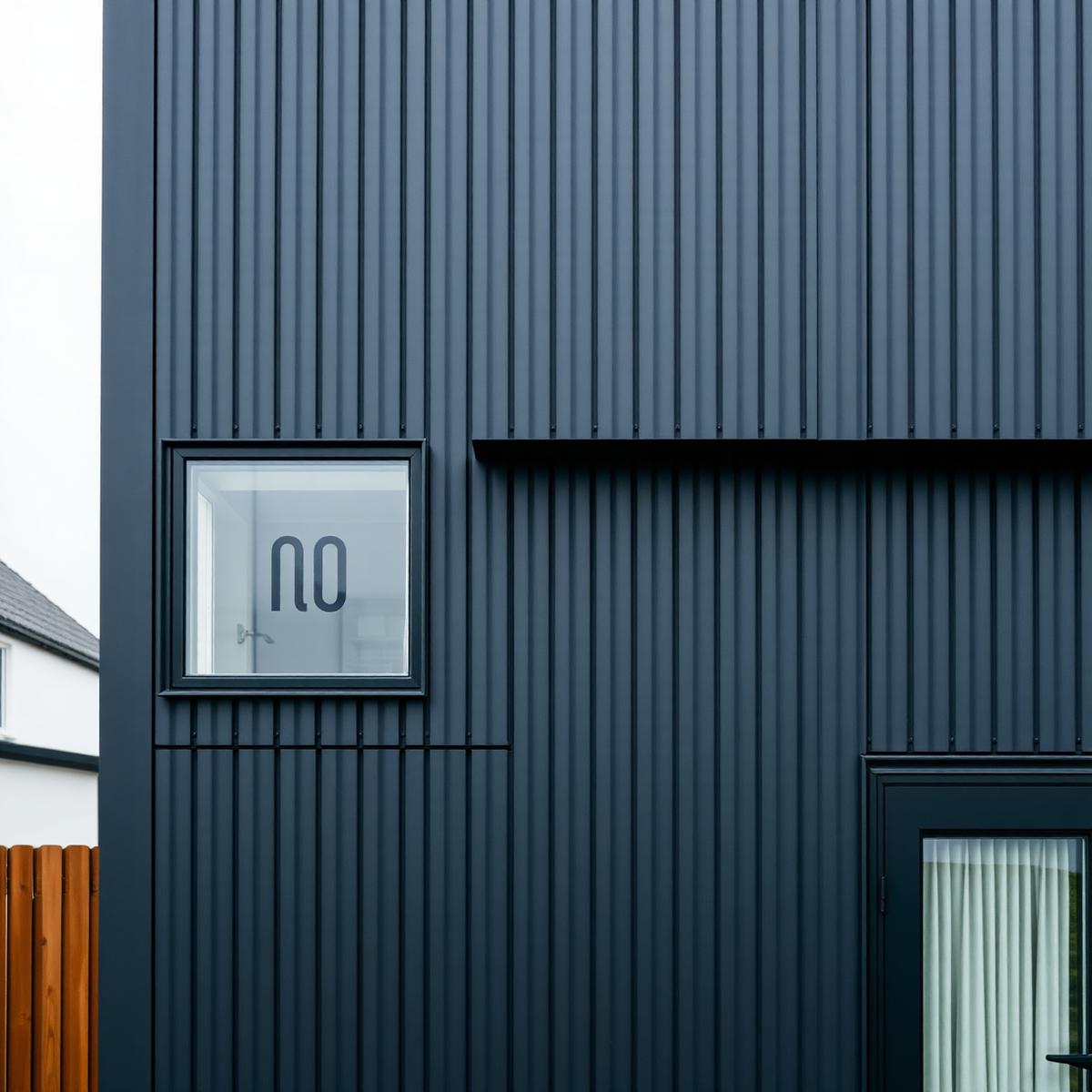 Aluminium cladding façade