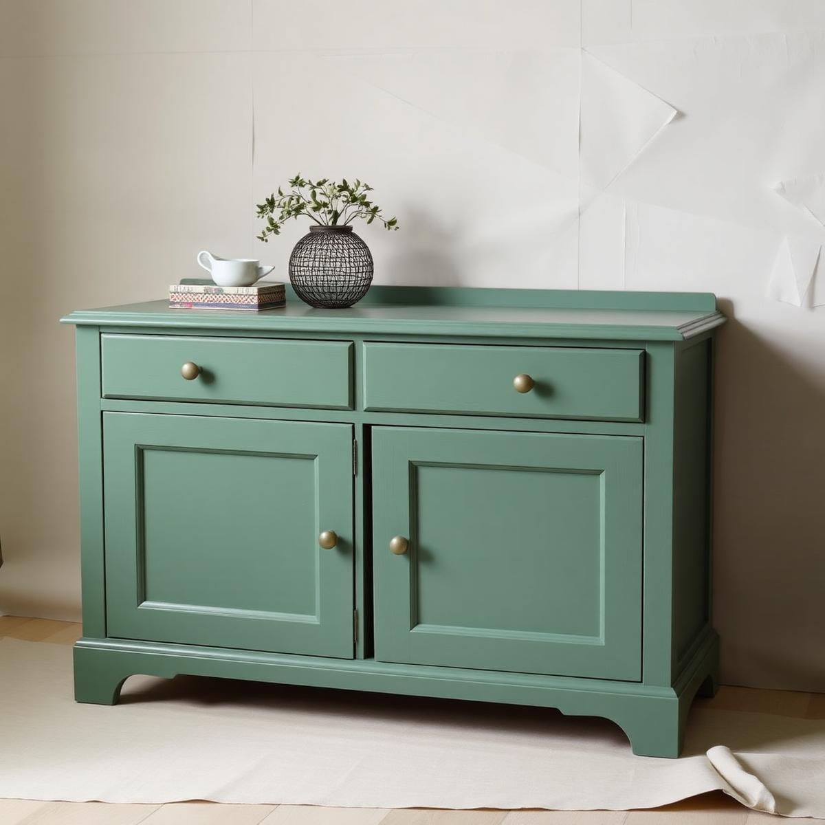 Sage sideboard restoration